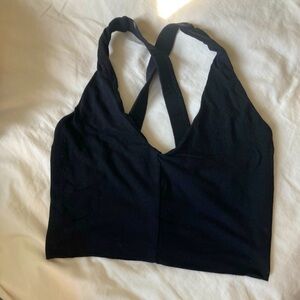 Indigo Luna Black Cross Top